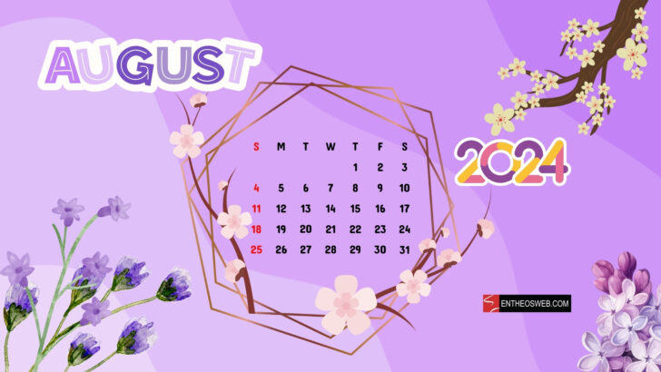 August 2024 Calendar Desktop Wallpaper | Calendar 2024