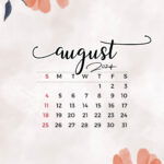 August 2024 Mobile Phone Backgrounds | Entheosweb | August 2024 Calendar Background