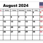 August 2024 Printable Calendar Template: Stay Organized And |  Calendar 2024