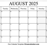 August 2025 Calendar   Free Printable With Holidays And Observances |  Calendar 2024