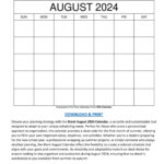 Blank August 2024 Calendar   Wiki Calendarwiki Calendar   Issuu |  Calendar 2024