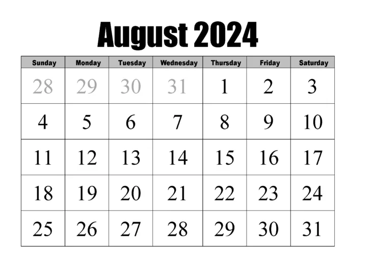 August 23 Calendar 2024 | Calendar 2024