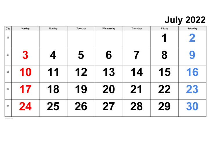 21st July 2024 Calendar Printable | Calendar 2024