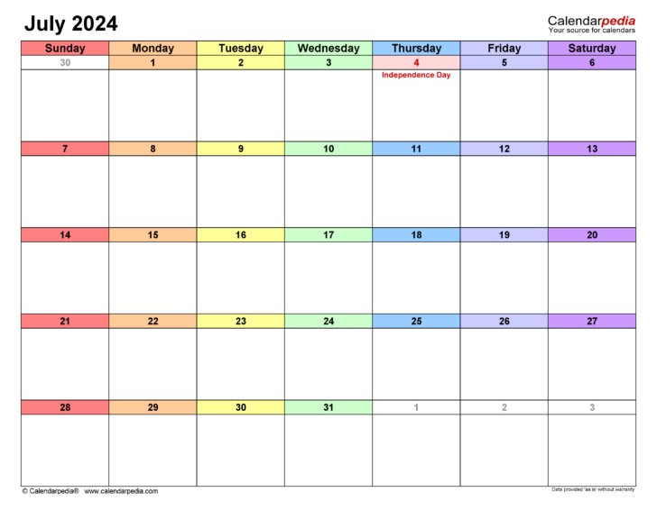 July 2024 Fillable Calendar | Calendar 2024