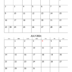 June And July 2024 Calendar | Calendar Quickly |  Calendar 2024