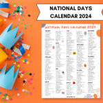 National Days Calendar Printable 2024 National Holidays Calendar | National Day Calendar August 2024 Printable