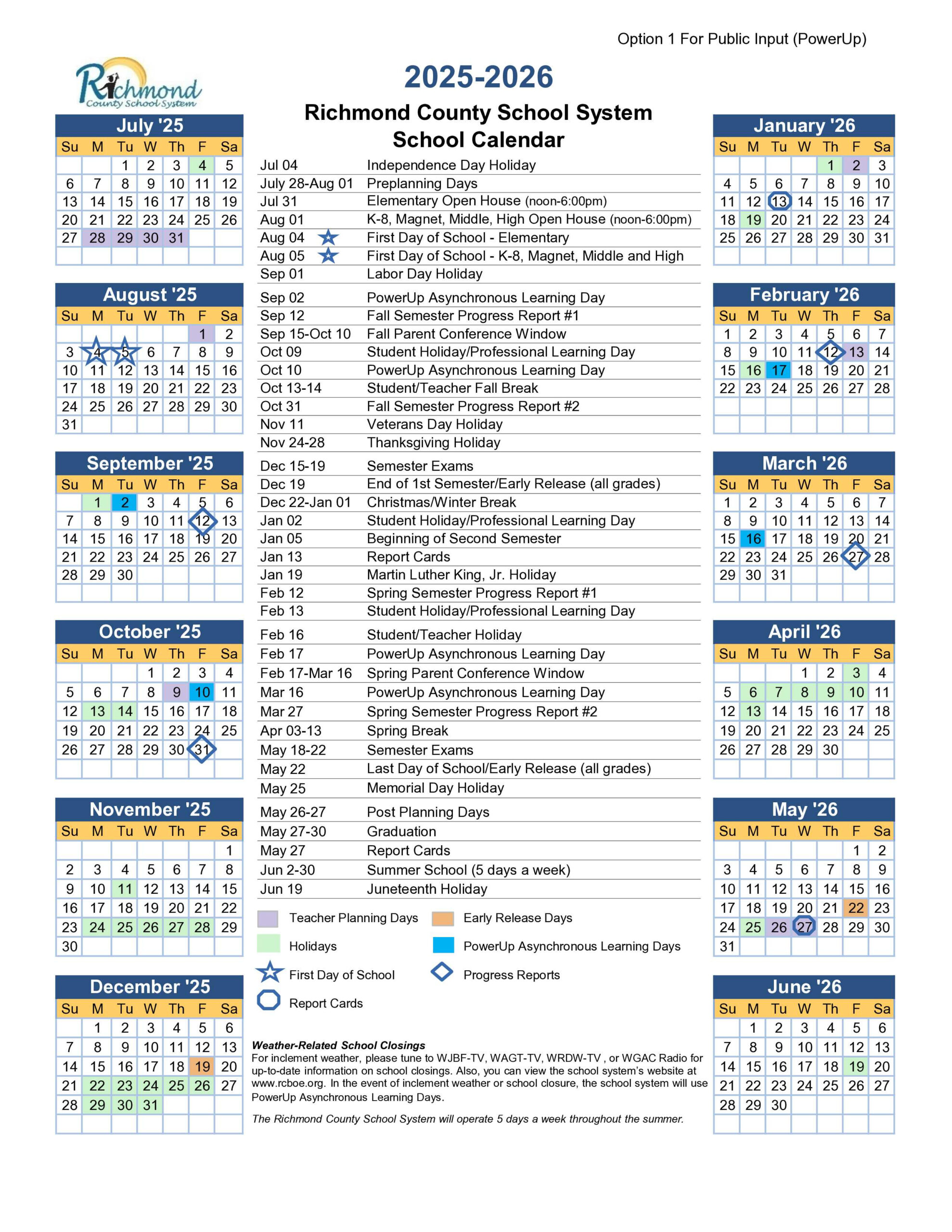 Parents Face Deadline For Input On Modified School Calendar | Academic Calendar Augusta University 2024