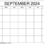 Printable September 2024 Calendar Templates With Holidays | August And September 2024 Printable Calendar