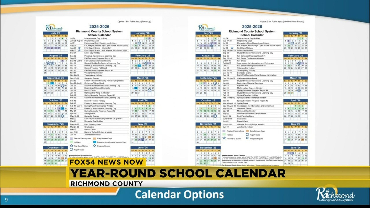 Richmond County Ask Parents To Vote On 2025-2026 School Year Cal | Augusta County School Calendar 2024