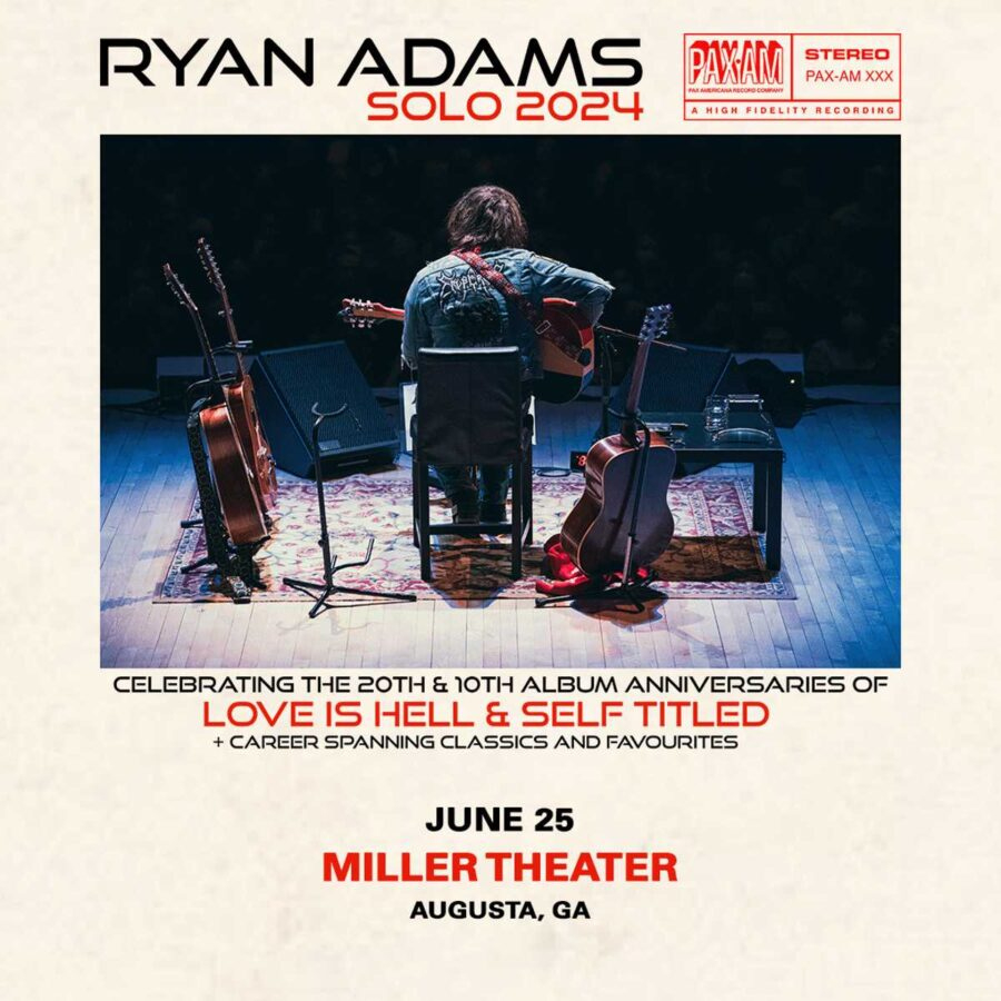 Ryan Adams: Solo 2024 - The Greater Augusta Arts Council&amp;#039;S Arts | Augusta Ga Calendar of Events 2024