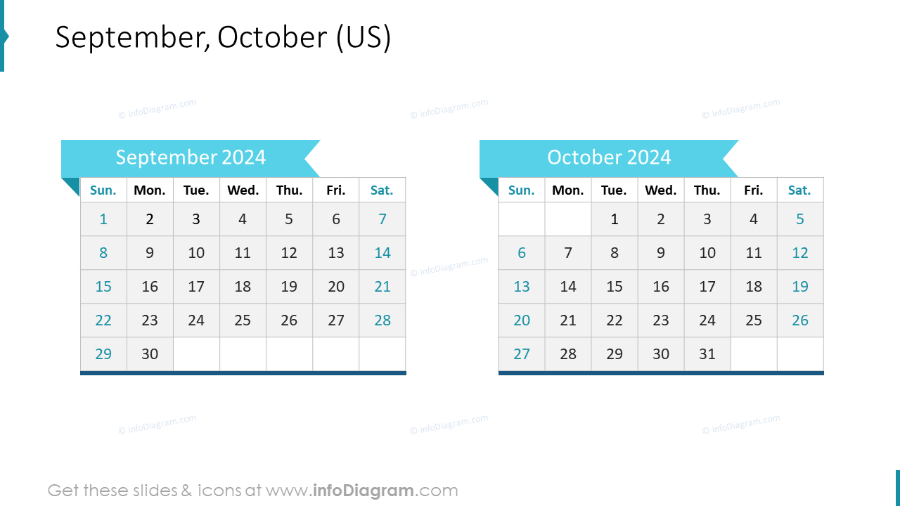 September, October (Us) | August September October 2024 Calendar