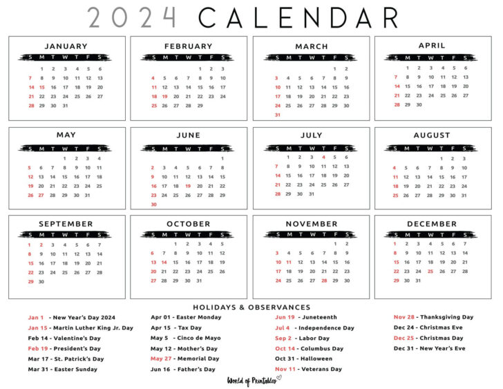 September Free Printable Calendar 2024 Mlk Day | Calendar 2024