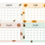 2024 Four Month Calendars   18 Free Printables | Printabulls | September October And November 2024 Calendar