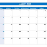 August 2024 Calendar  Calendar.best | 2 Month Calendar August September 2024