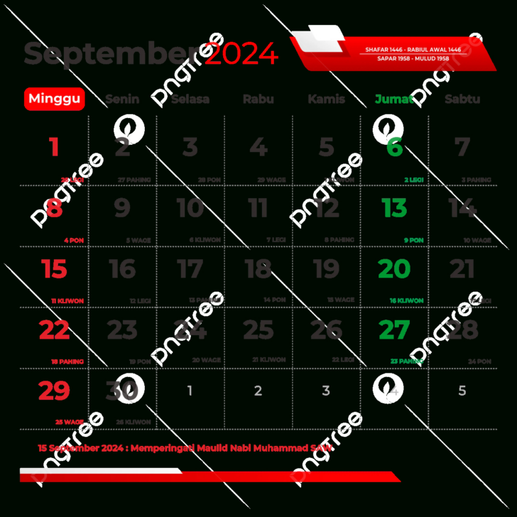 August and September 2024 Calendar With Holidays | Calendar 2024