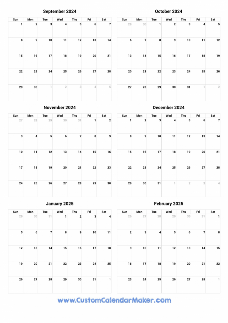 September 2024-June 2025 Printable Calendar | Calendar 2024