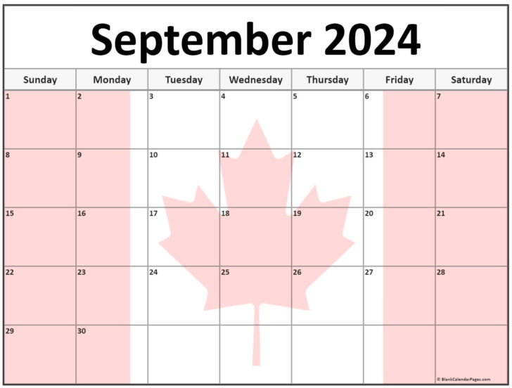 September 2024 Calendar Canada | Calendar 2024