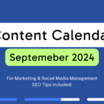 Content Calendar For September 2024 | September Social Media Calendar 2024