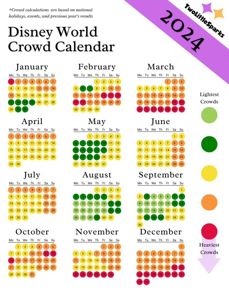 Disney World Crowd Calendar 2024: Best Times To Visit This Year | Calendar 2024