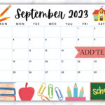 Editable September 2024 Calendar, Cute Printable Calendar, Back To | September 2024 Calendar For Preschool