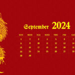 Free Chinese Lunar New Year 2024 Calendar Template |  Calendar 2024