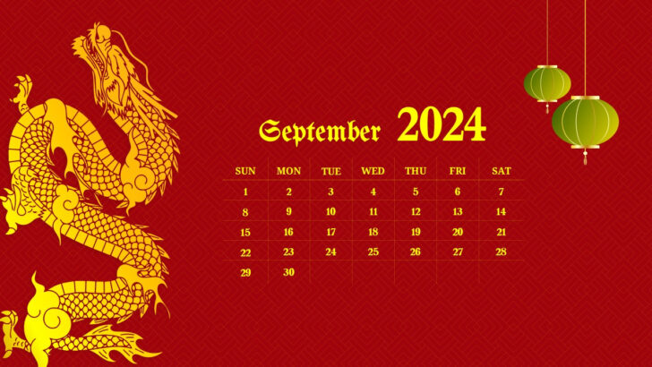 Chinese Calendar September 2024 | Calendar 2024