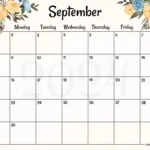 Free Printable & Fillable September Calendar 2024 |  Calendar 2024