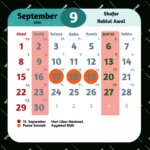 Hijri And Gregorian Calendars September 2024, 2024 Calendar, Hijri |  Calendar 2024