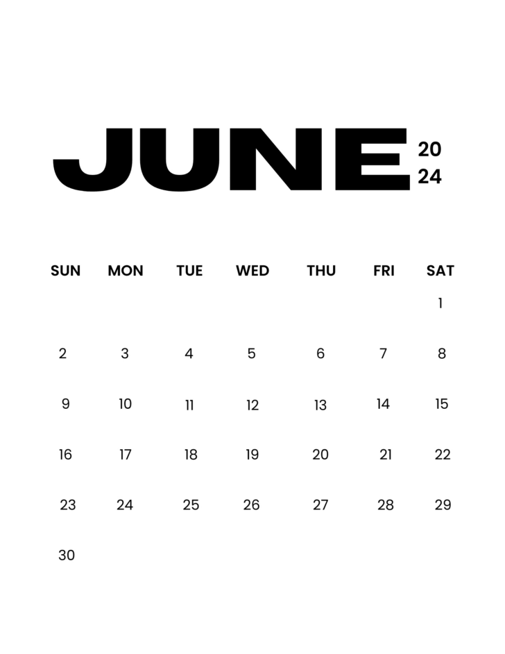 Calendar June-September 2024 | Calendar 2024