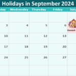 List Of Holidays In September 2024 (India) | Educba |  Calendar 2024