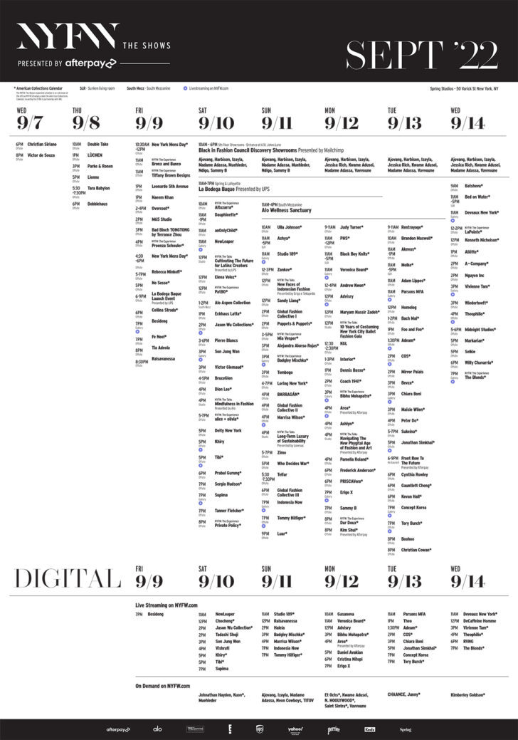 Nyfw Calendar September 2024 | Calendar 2024