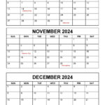 October To December 2024 Calendar (Q4)   Calendarkart | 2024 Calendar September October November December