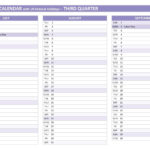 Printable 3Rd Quarter 2024 Calendar | 3 Month Vertical Calendar July September 2024