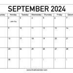 Printable September 2024 Calendar | Calendar September 2024 With Holidays