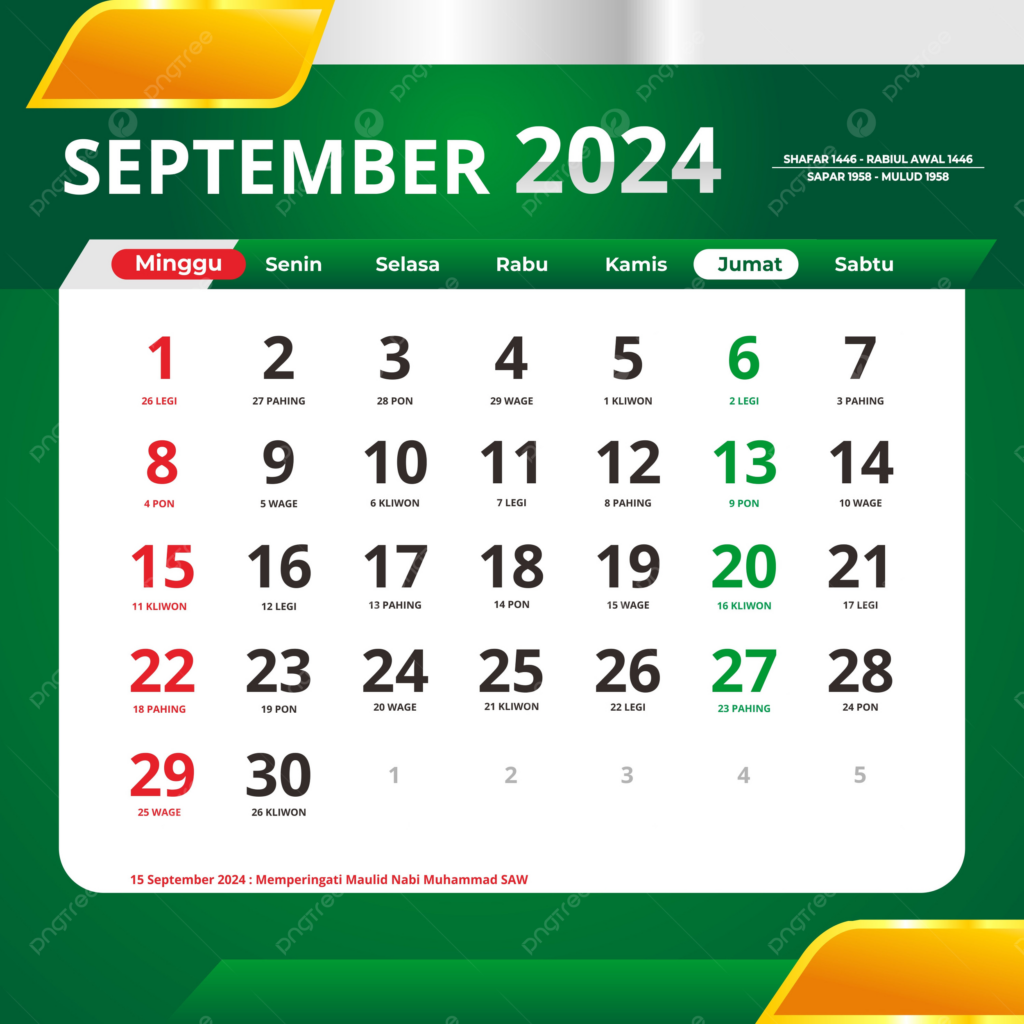 September Calendar With Holidays 2024 Calendar 2024 Printable