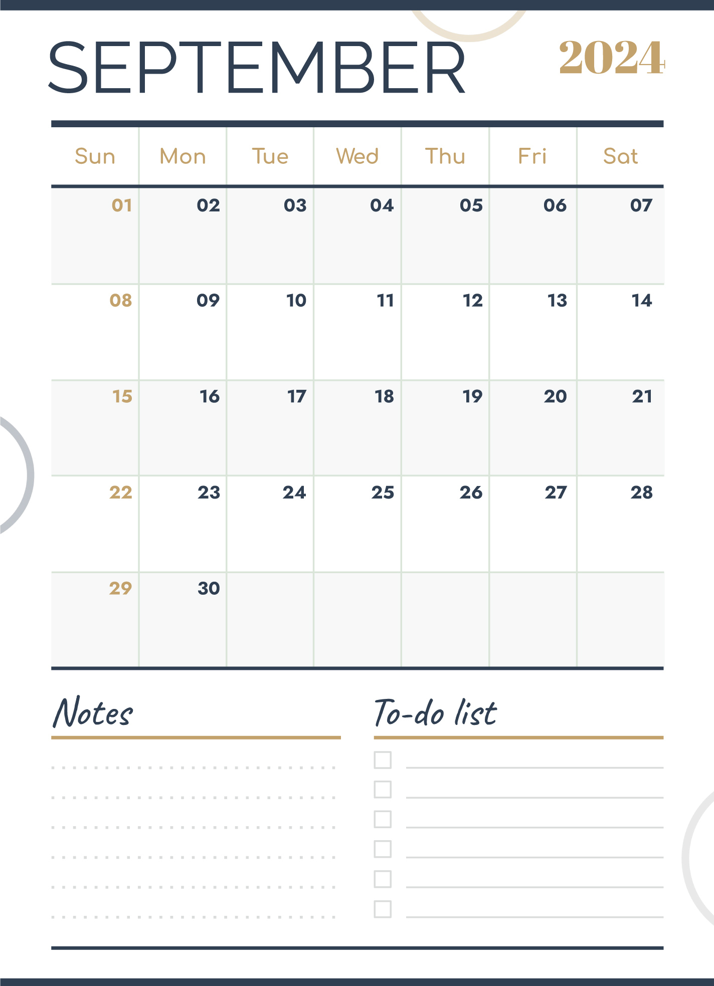 September 2024 Calendar Free Google Docs Template - Gdoc.io | Google Calendar-September 2024