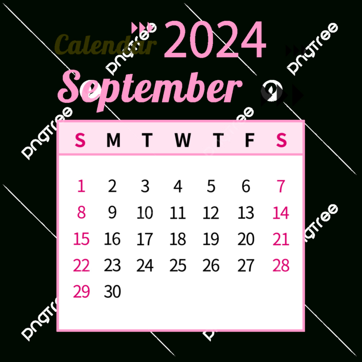 September 2024 Calendar Clipart | Calendar 2024