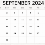 September 2024 Calendar Printable Pdf With Holidays | Free Printable Calendar September 2024 Wiki