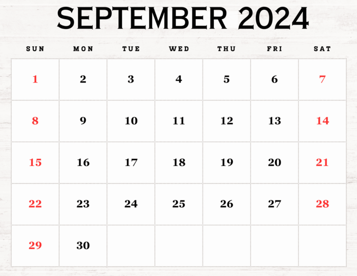 Wiki Calendar September 2024 | Calendar 2024