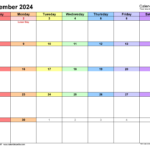 September 2024 Calendar | Templates For Word, Excel And Pdf |  Calendar 2024