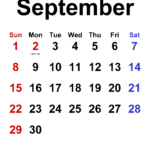 September 2024 Calendar | Templates For Word, Excel And Pdf |  Calendar 2024