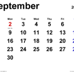 September 2024 Calendar | Templates For Word, Excel And Pdf |  Calendar 2024