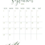 September 2024 Calendars   50 Free Printables | Printabulls | Aesthetic September Calendar 2024