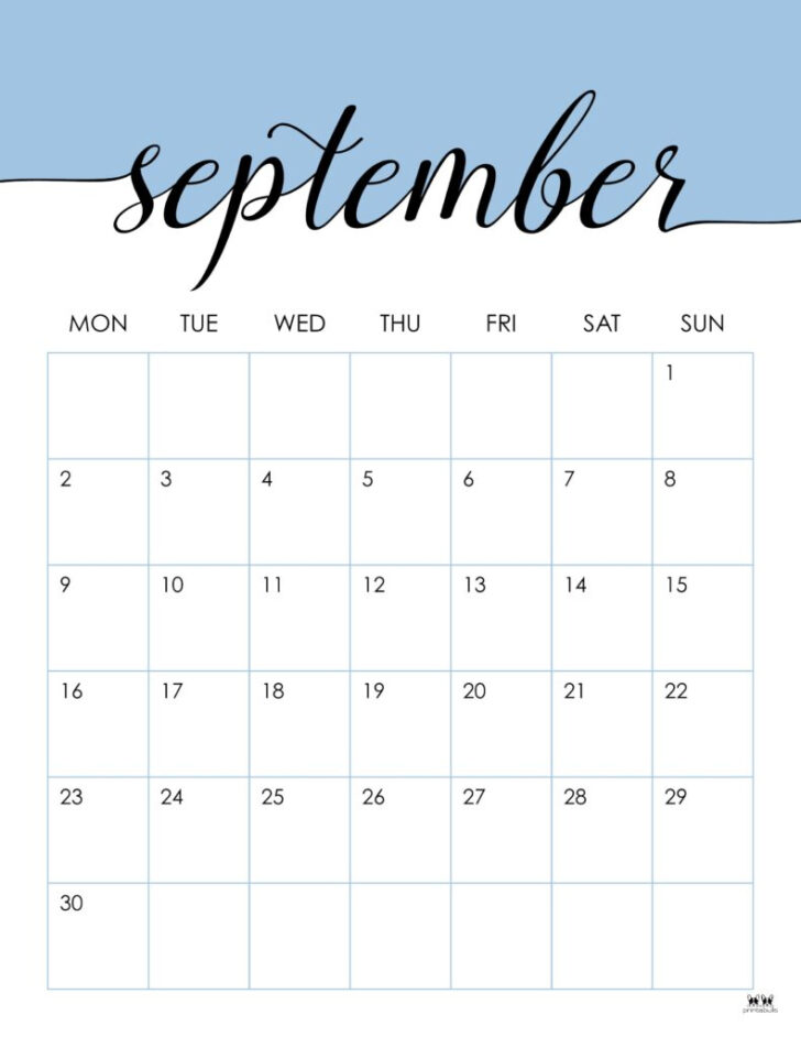 Blank Calendar September 2024 | Calendar 2024