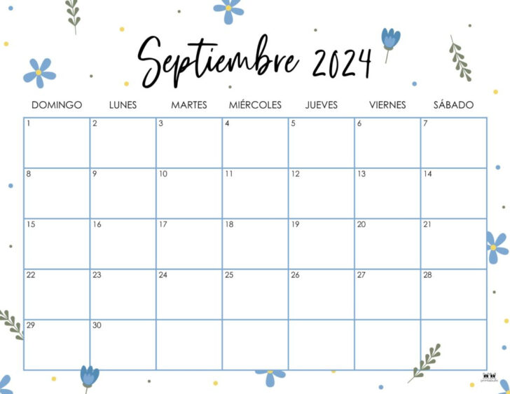 Cute September 2024 Printable Calendar | Calendar 2024