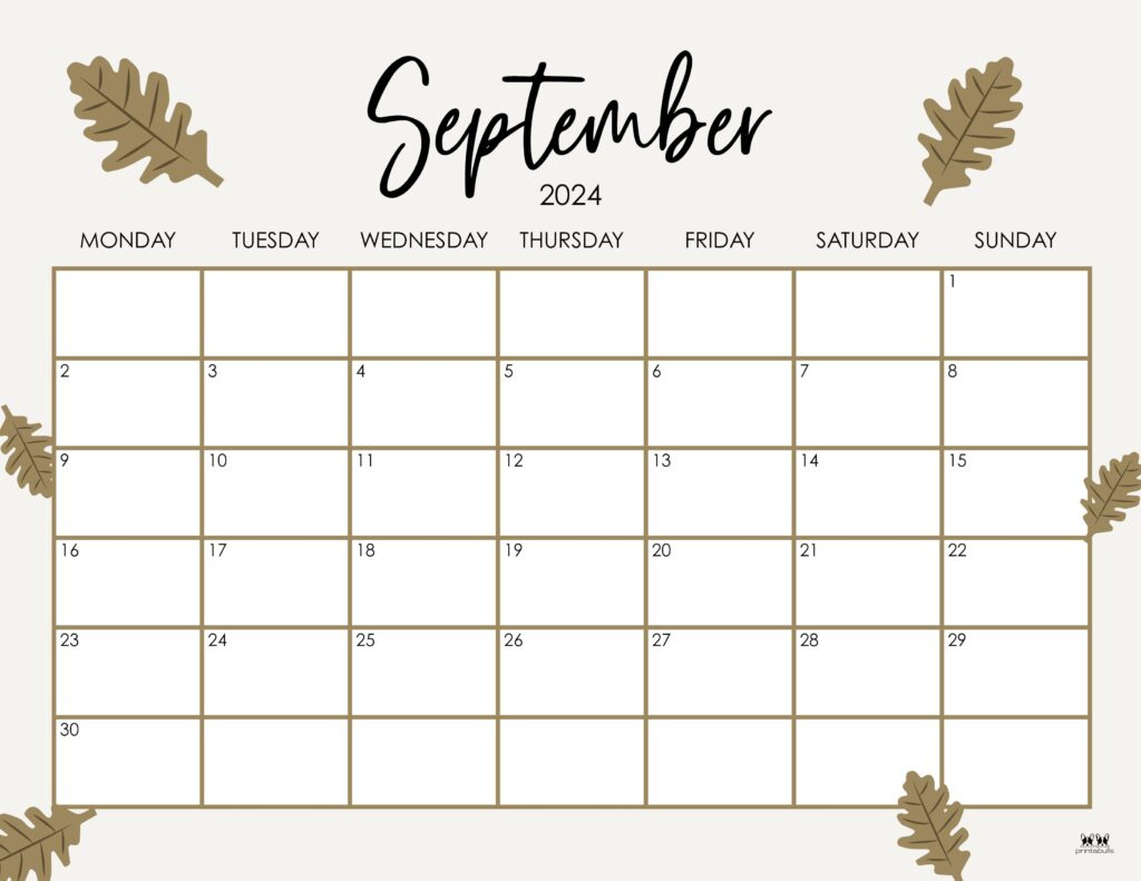 September 2024 Calendars - 50 Free Printables | Printabulls | Calendar 2024