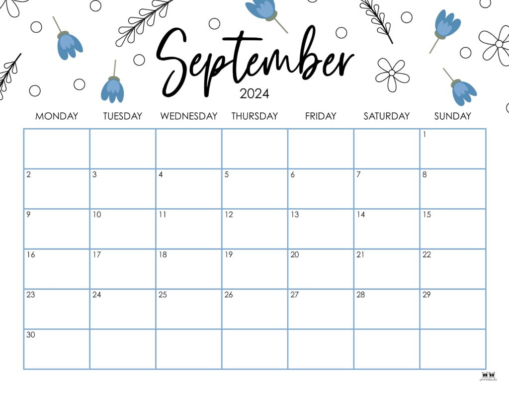 September 2024 Calendars - 50 Free Printables | Printabulls | Calendar 2024