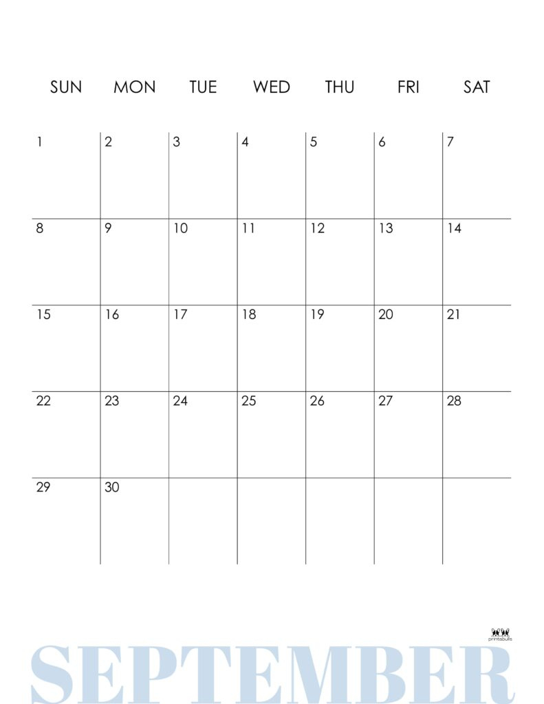 September 2024 Calendars - 50 Free Printables | Printabulls | Calendar 2024