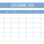 September 2024 Calendars   50 Free Printables | Printabulls | September 2024 Calendar In Spanish