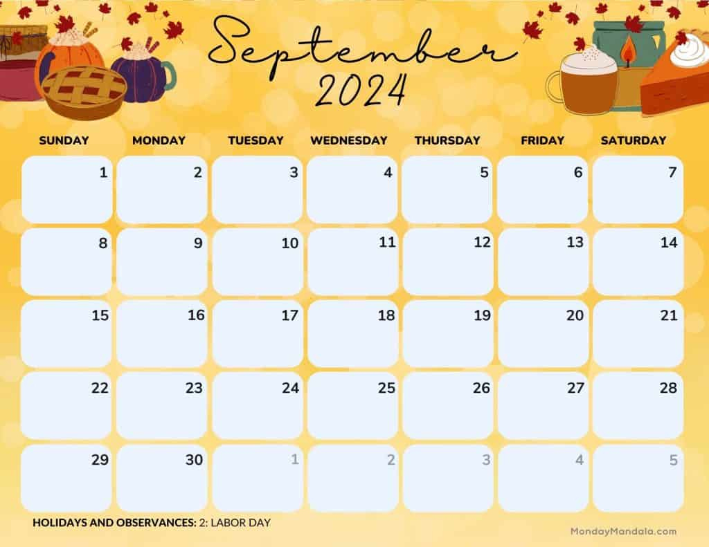 September 2024 Calendars (52 Free Pdf Printables) | Calendar 2024